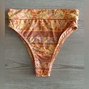 Billabong  Orange Print Bikini Bottom